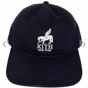 KITH New York Navy Pegasus Logo Cap